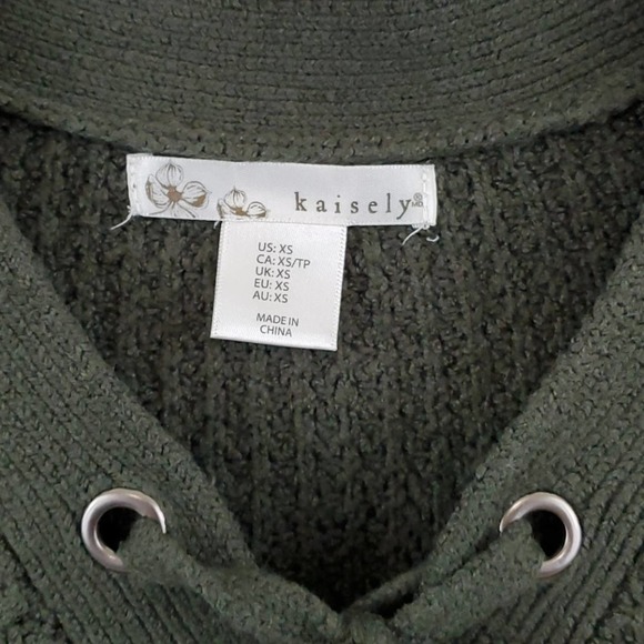 Kaisely V-Neck Tie Front Sweater - Picture 3 of 3